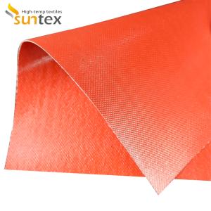 Silicone Coated Fiberglass Fabric Heat Resistant E-Glass 850g/m2
