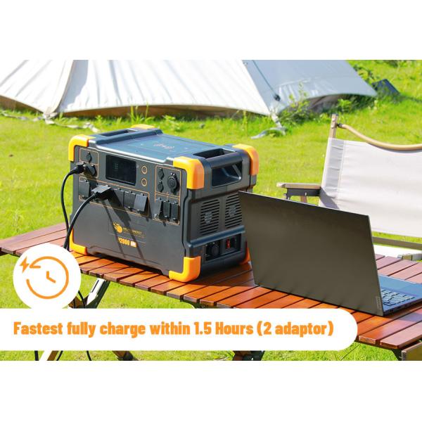 Buy 2000W Lithium Battery Solar Generator with 1920Wh Battery Capacity 3500 Recycles and Built-In MPPT Charge Controller at wholesale prices