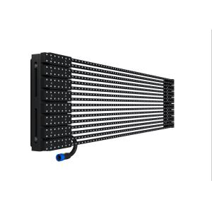 Quality Waterproof P16 Transparent Grid LED Display Mesh LED Screen LED Strip Screen For Glass Window Building for sale