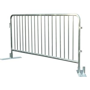 Customized Crowd Control Barriers , Stainless Steel Removable Temporary Fence