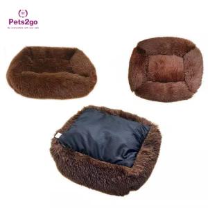 Thickened Warm 2kg Square Plush Pet Bed Mat