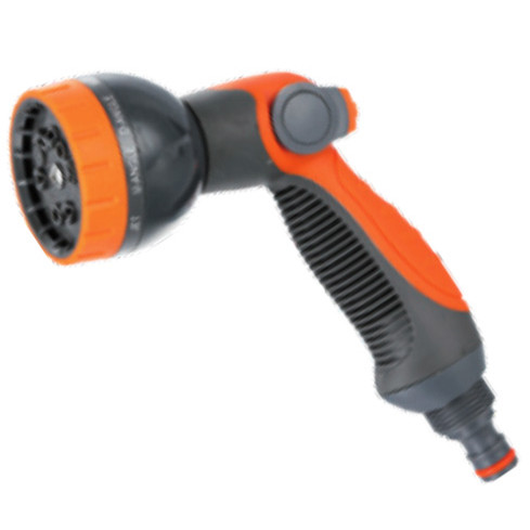 Thumb Control Plastic Garden Spray Nozzle With 8-functions With Click Quick