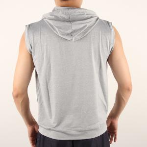 Men'S Casual Sleeveless 4 Way Spandex Hoody Vest