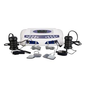 Ion Cleanse Foot Spa Detox Machine for Two Persons AH-805C Single Screen with Dual Massager Slippers and portable Alumin