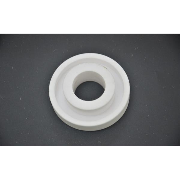 Buy Al2O3 Aluminum Oxide Ceramic , Industrial Ceramic Donut Ring at wholesale prices