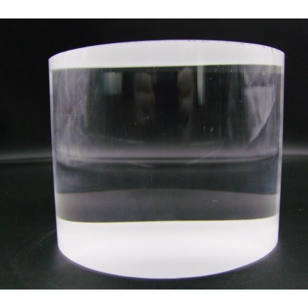 Optical Glass 150*150mm Transparent Direct Drawn Quartz Ingot