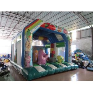 Fire Resistance PVC Kids Inflatable Bounce House / Commercial Dinosaur Bouncy