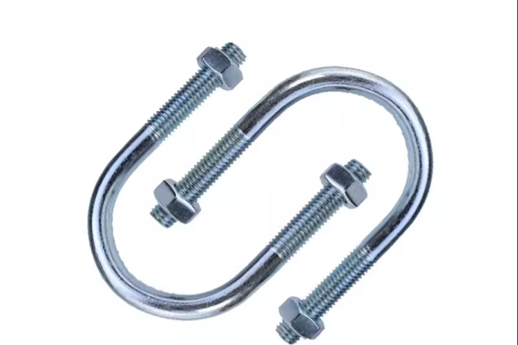 M4 M16 Carbon steel U shape bolt with nut washer