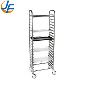 Hotel Restaurant Kitchen Catering Food Service Trolley Stainless Steel Drinks