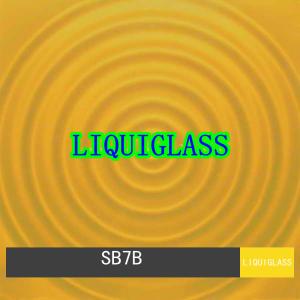 Printed EVA Laminated Glass 11.5mm Liquid Stereoscopic Effect Pattern