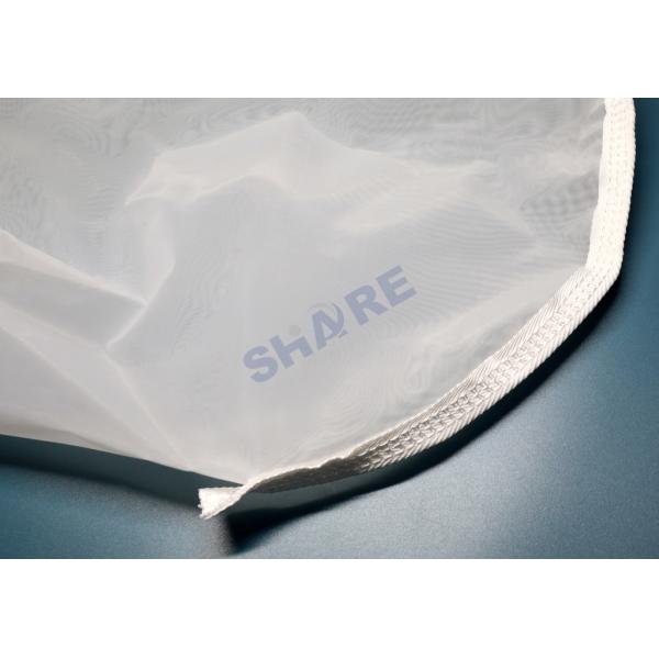 100 Micron Nylon Mesh Filter Bag For Water Treatment 4" Plastic Ring