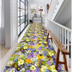 3D Plant Flower Cut Entrance corridor corridor stairway Commercial Floor Mat