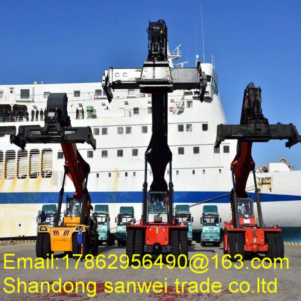 Buy 53 Inch Container Handling Forklift / Shipping Container Forklift Cummins USA Engine at wholesale prices