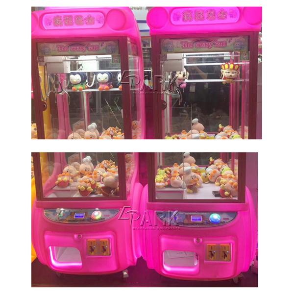 1 Player Crane Arcade Game Machine for Supermarket / Toy Claw Machine