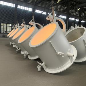 Industrial-Grade Molten Aluminum Transfer Ladles with Straight Spout and