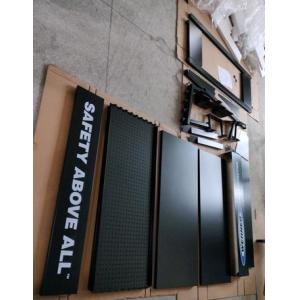 Customized Color Retail Wall Shelving With Peg Hook Black Single Sided