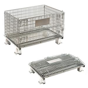 Quality Stackable Mesh Storage Cage Galvanized Wire Mesh Security Cage for sale