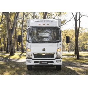 China White SINOTRUK HOWO 10 Ton Refrigerated Truck 140HP LHD on sale
