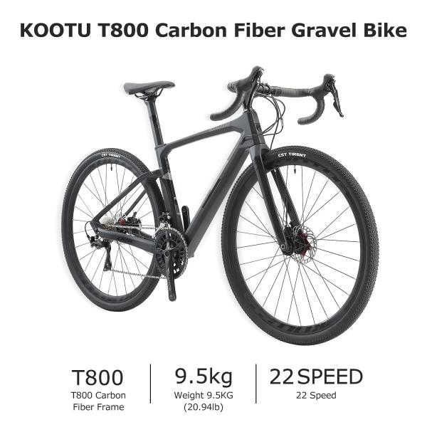 Buy KOOTU Carbon Gravel Bike With Shimano 105 Groupset at wholesale prices