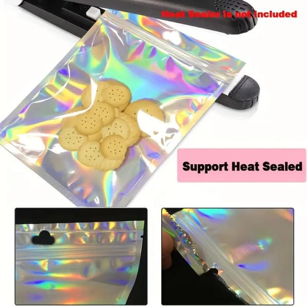 Custom Printed Aluminium Foil Laminated Pouches For Fresh Snacks Storage Odor Proof