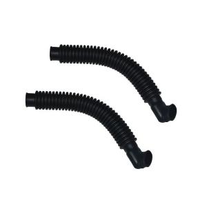 Black Oil-Resistant Silicone Bellows Corrugated Pipe