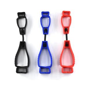 Wholesale Safety Glove Clips Metal Hook Plastic Glove Clips for Work Glove