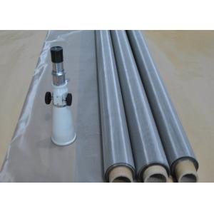 Plain Weave Stainless Steel Screen Printing Mesh 40-50 Micron Low Elongation