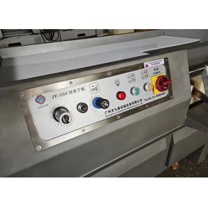 Automatic Chicken Meat Processing Dicing Machine With Outlet Conveyor Belt
