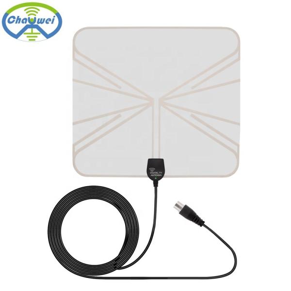 Buy Universal Amplified Indoor Digital HDTV Antenna DVB ATSC ISDB 230MHZ 25dbi at wholesale prices