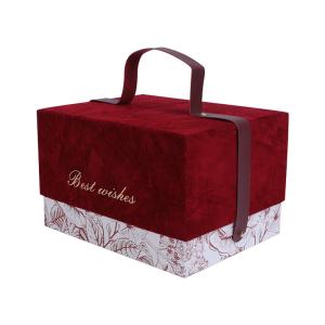 Luxury Cardboard Paper Holiday Gift Empty Box Portable Cosmetic Jewelry