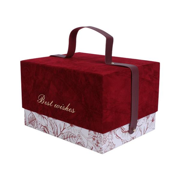 Luxury Cardboard Paper Holiday Gift Empty Box Portable Cosmetic Jewelry