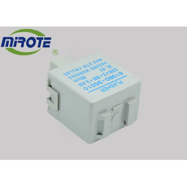Toyota Turn Signal 3 Terminals Electronic Led Flasher , Adjustable Led Flasher 12V 81980-36060