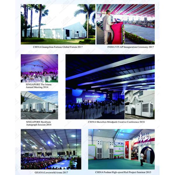 10HP 9 Ton Horizontal Portable Tent Air Conditioner Cooling And Heating Usage