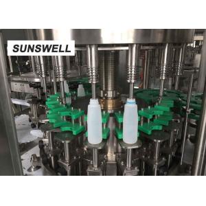 Plastic Thermoforming PE Bottle  Juice Filling Machine With  Good  Aluminum Alloy