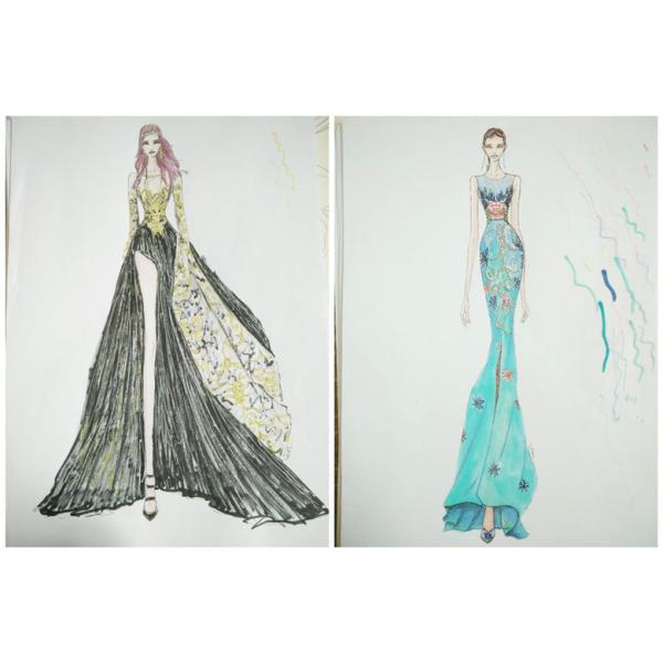 A Line Lace Evening Bridal Gown Wedding Dress