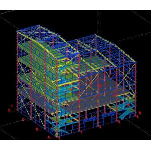 Customizable Hot Rolled Prefabricated Metal Buildings Welded H Steel Columns