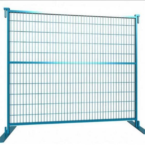 2"/50mm tubing x 2.00mm frame H6’/1830mm*9’W/2740mm canada construction temp fence panels 4"x12"/100m*300mm*3mm dia