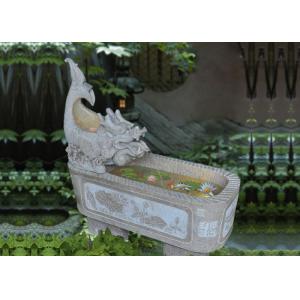 42 Dragon Spits Sandstone Water Fountain