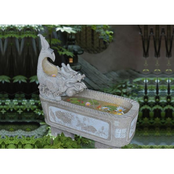 Buy 42" Dragon Spits Sandstone Water Fountain at wholesale prices