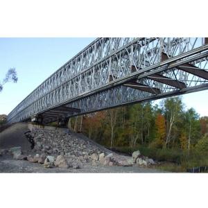 Single Row/Double Row Temporary Modular truss bridge Steel Bailey Bridge