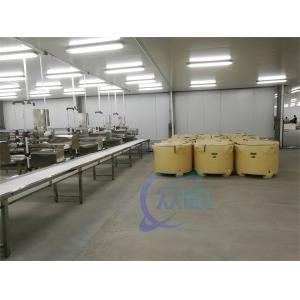 3KW Stable Shrimp Processing Machine 10000x1150x1550mm Practical