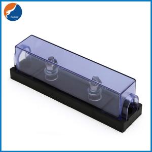 China 4/0 2/0 300 400 150 80 AMP Bolt Type ANL Fuse Holder With Cover on sale