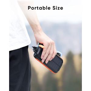 Real Portable Hand Crank Solar Power Bank Station 26800mAh NCM