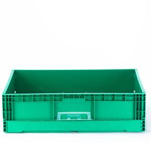 EU Industry Turnover Foldable Solid Storage Crate in Solid Box Style with