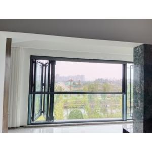 Standard Size Roller Screen Door With Black Mesh