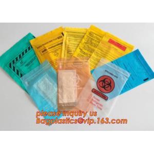 Professional Customized Medical Lab Hospital Kangaroo k Bag Yellow Specimen