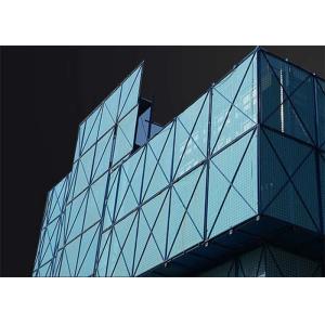 China Galvanized Steel High Rise Safety Screens Systems 1X2m Powder Coated on sale