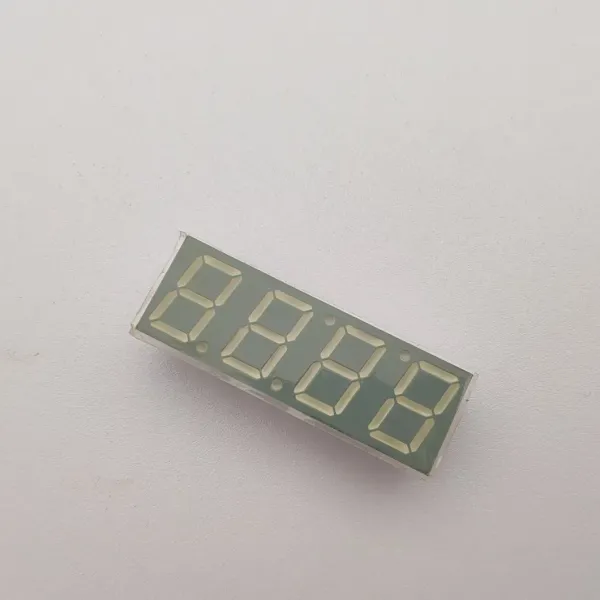 Induction Cooker LED Clock Module: 4-Digit, 7-Segment, Yellow-Green Display