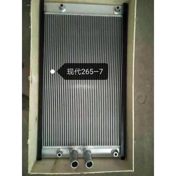 Buy Hyundai R265-7 Hydraulic Oil Radiator Assembly Silver White Color at wholesale prices