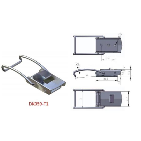 Electroplate Stainless Steel Toggle Latch Buckle Draw Latches 32g